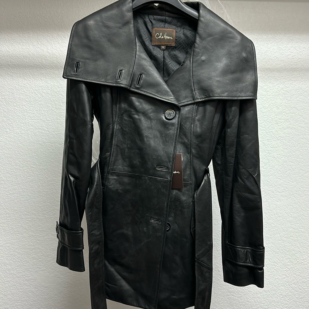 Cole Hann Leather Jacket